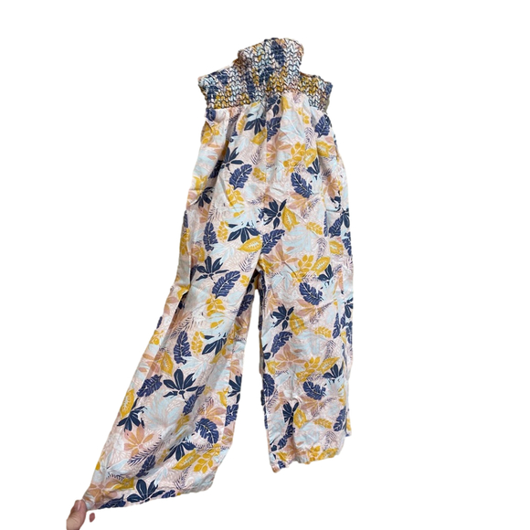 Tommy Bahama 🌴 Little Girl Hawaiian Print 🌴Wide Leg Jump Suit 🌴Romper Size6 - Picture 1 of 5